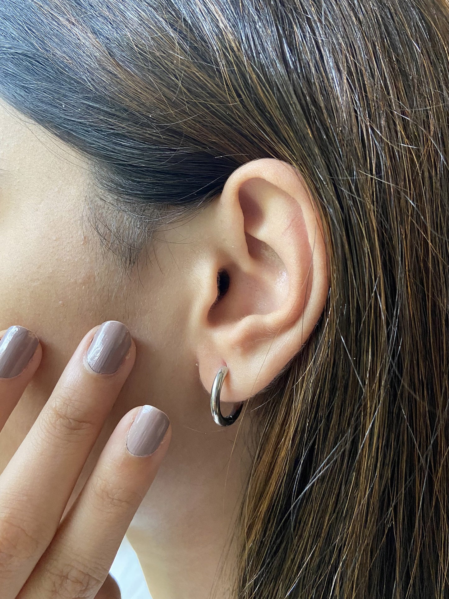 Stainless Steel Hoop Earrings