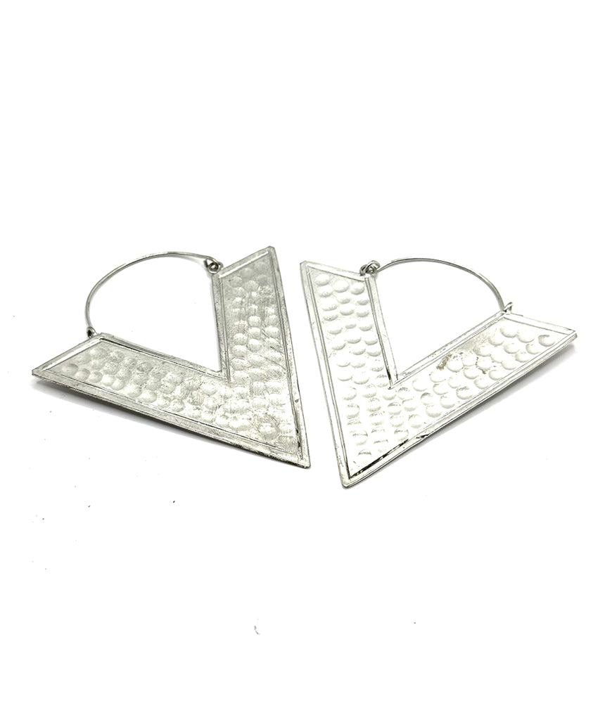 Big Triangle Earrings