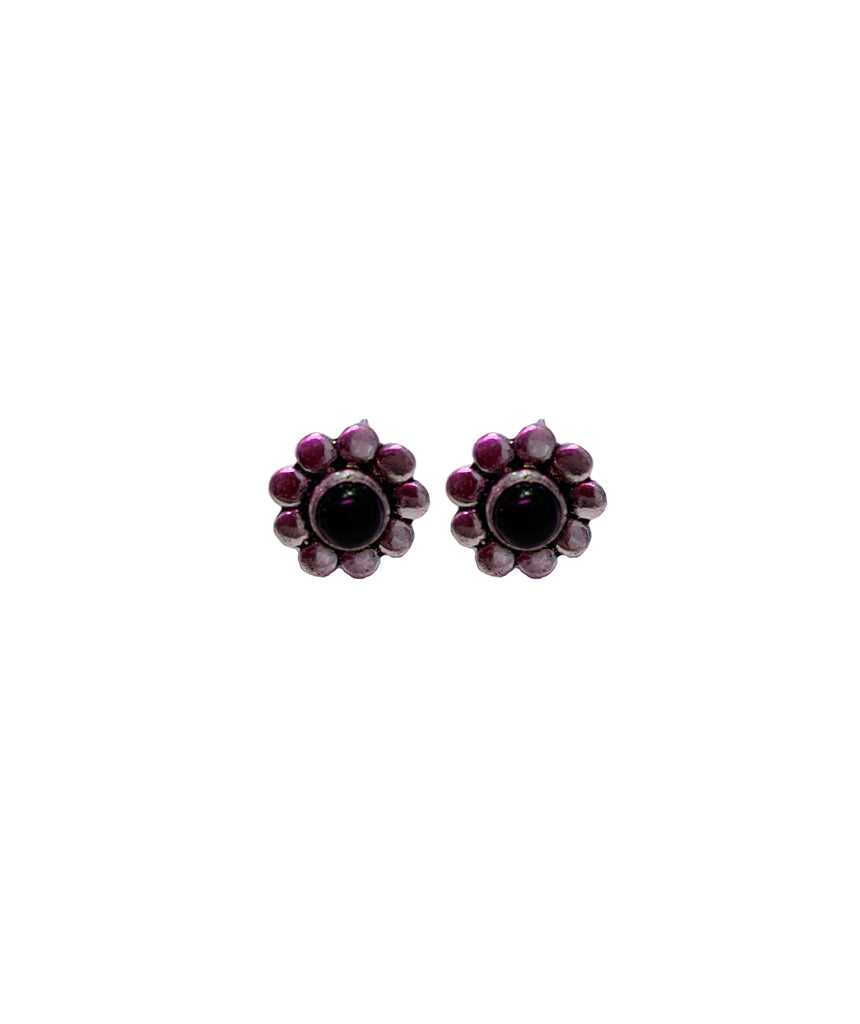 Black Tribal Studs