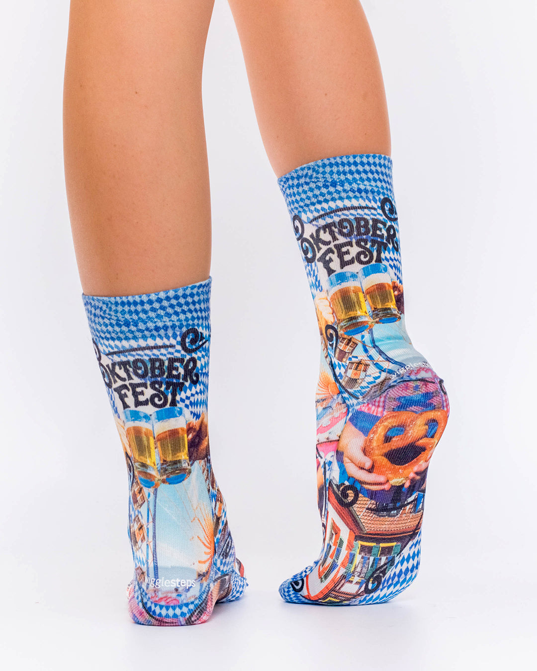 Blue Pretzel Fest Socks