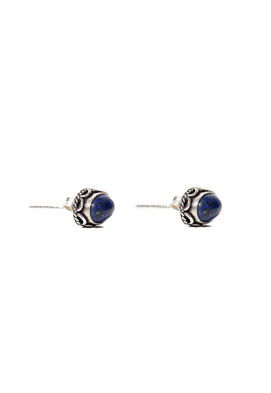 Blue Tribal Studs