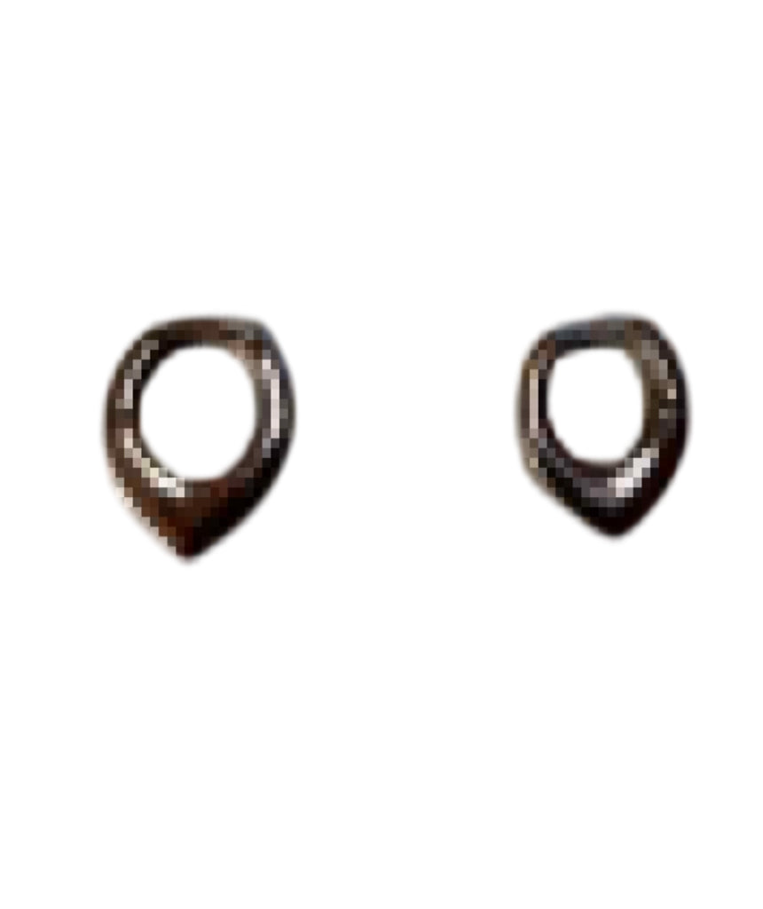 Bold Tear Drop Hoop Earrings