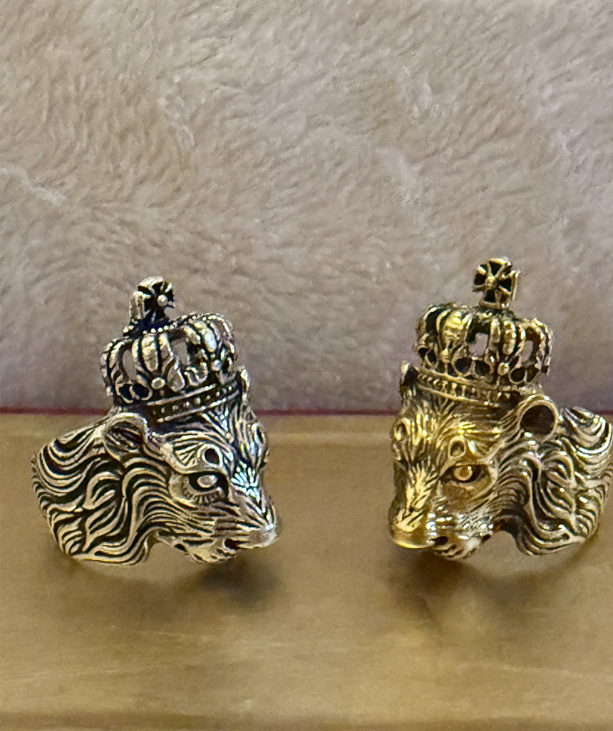 Crowned Lion Ring