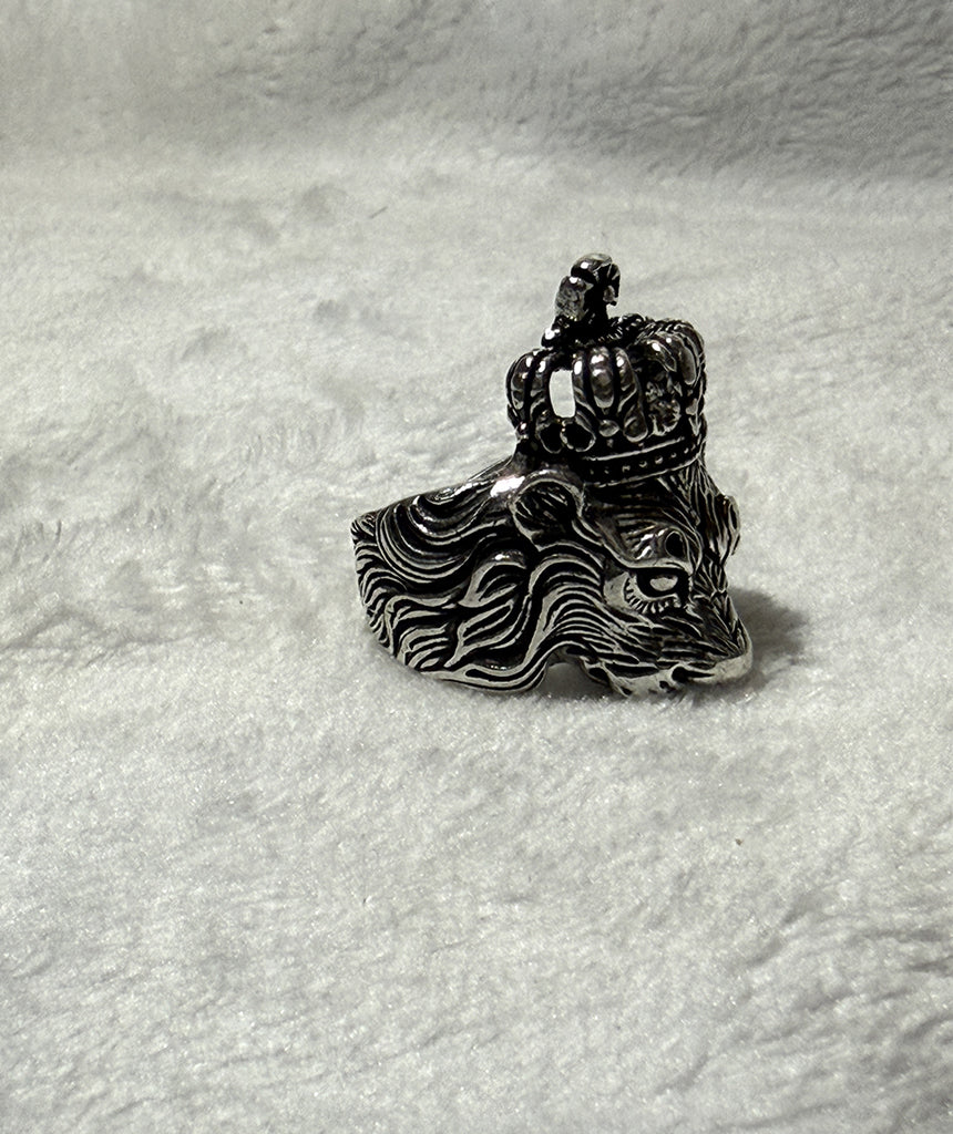 Crowned Lion Ring