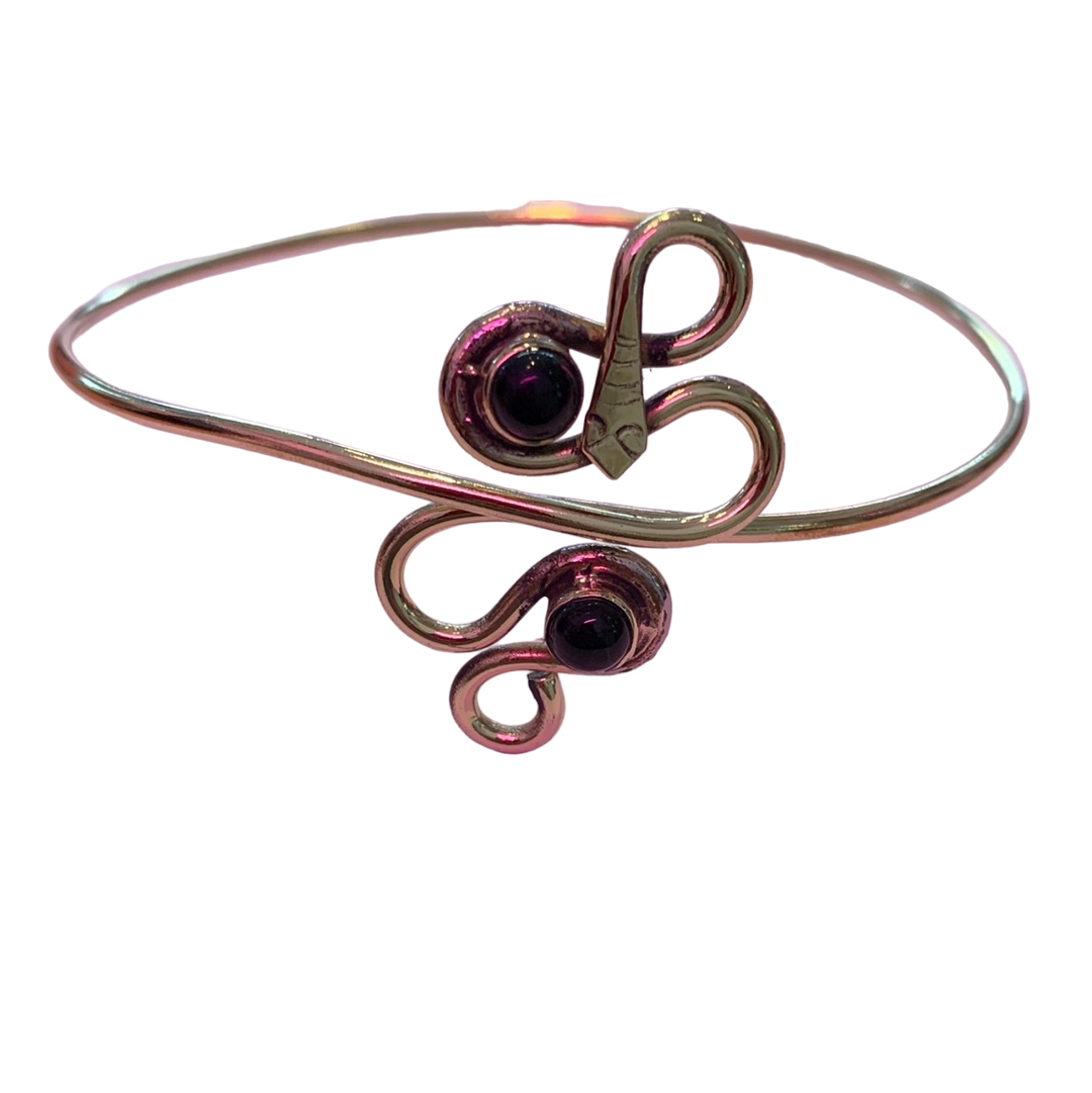 Snake Armlet with Stone