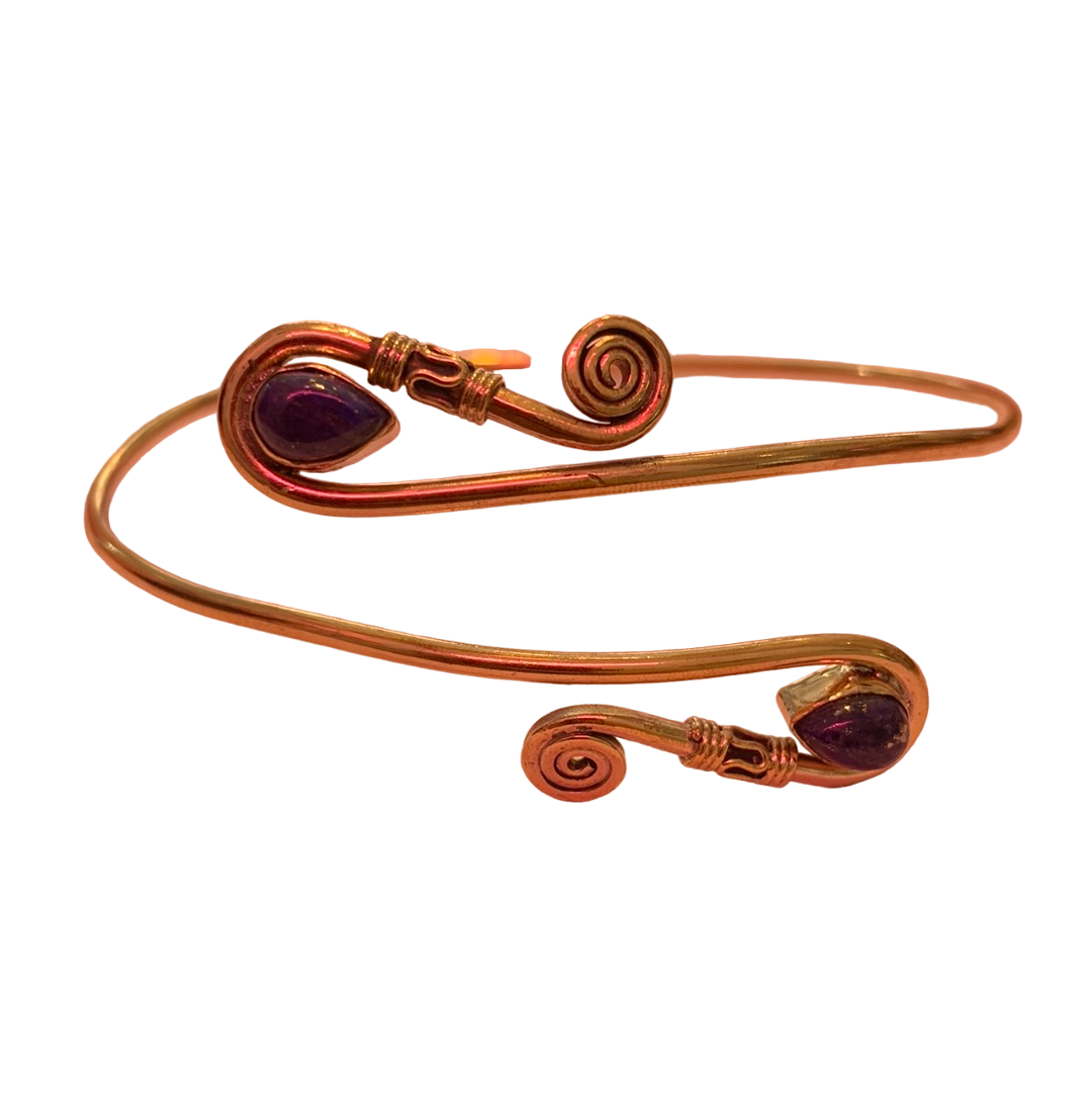 Talisman Armcuff with Semi Precious Stone