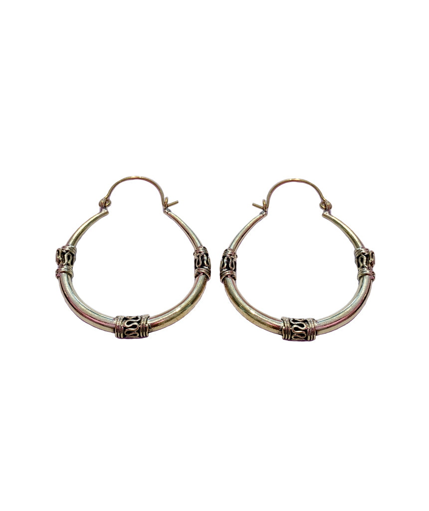 Gold Boho Hoop Earrings