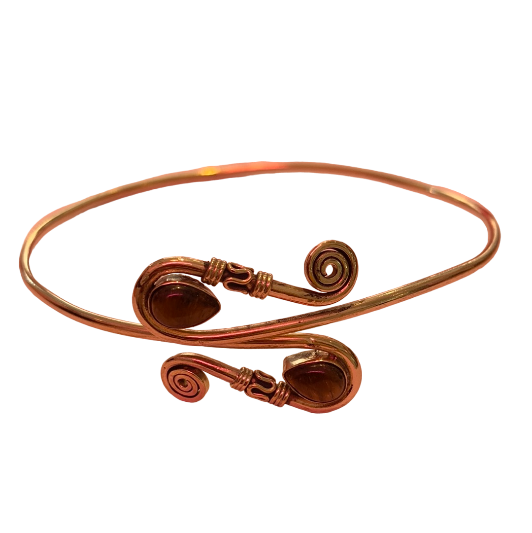 Talisman Armcuff with Semi Precious Stone