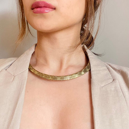 Gold Choker Necklace