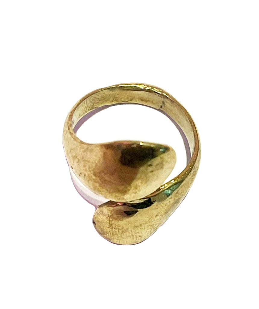 Gold Geometric Ring