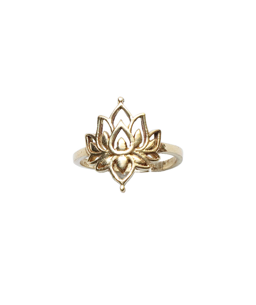 Gold Lotus Ring