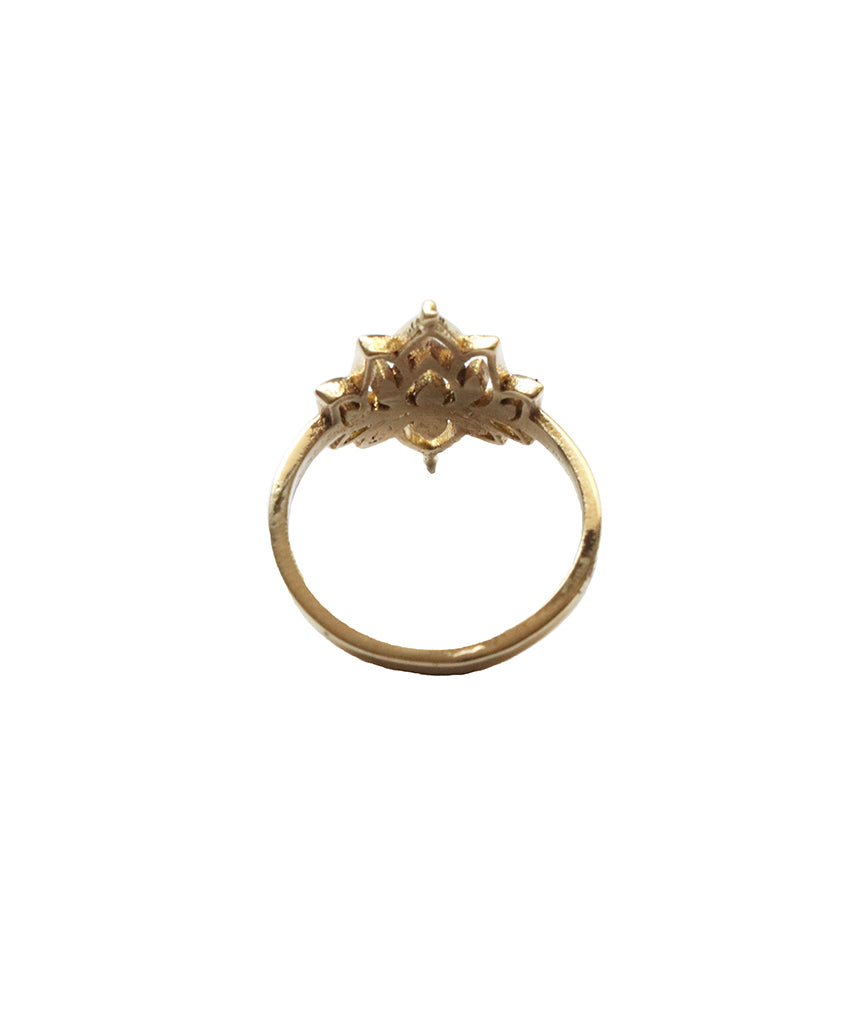 Gold Lotus Ring