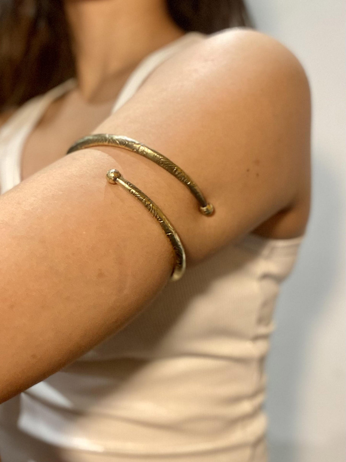 Gold Match Maker Arm Cuff