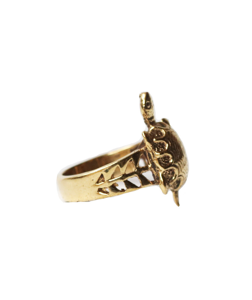 Gold Turtle Ring