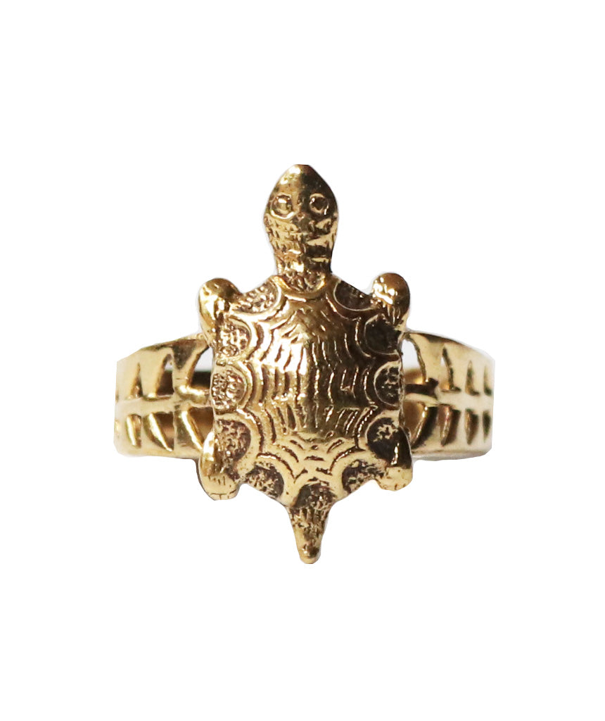 Gold Turtle Ring