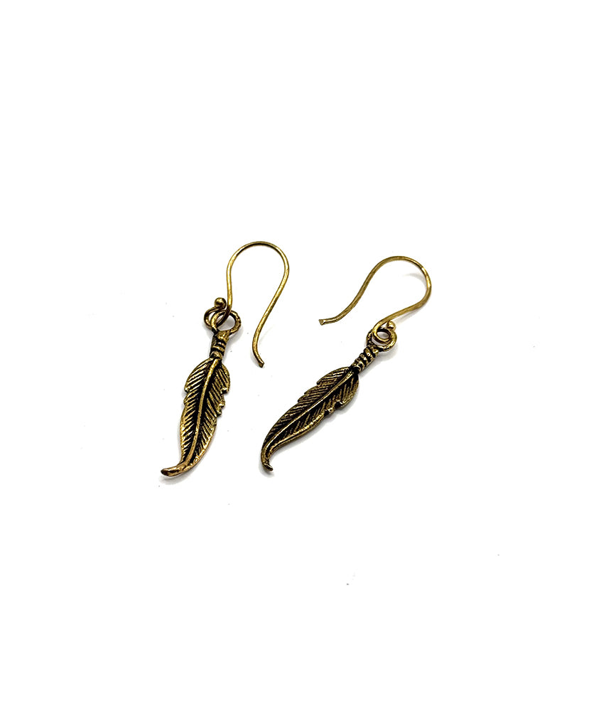 Mini Feather Earrings