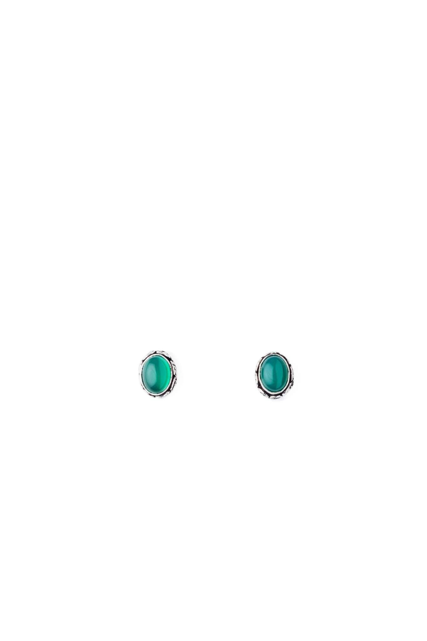 Green Tribal Studs