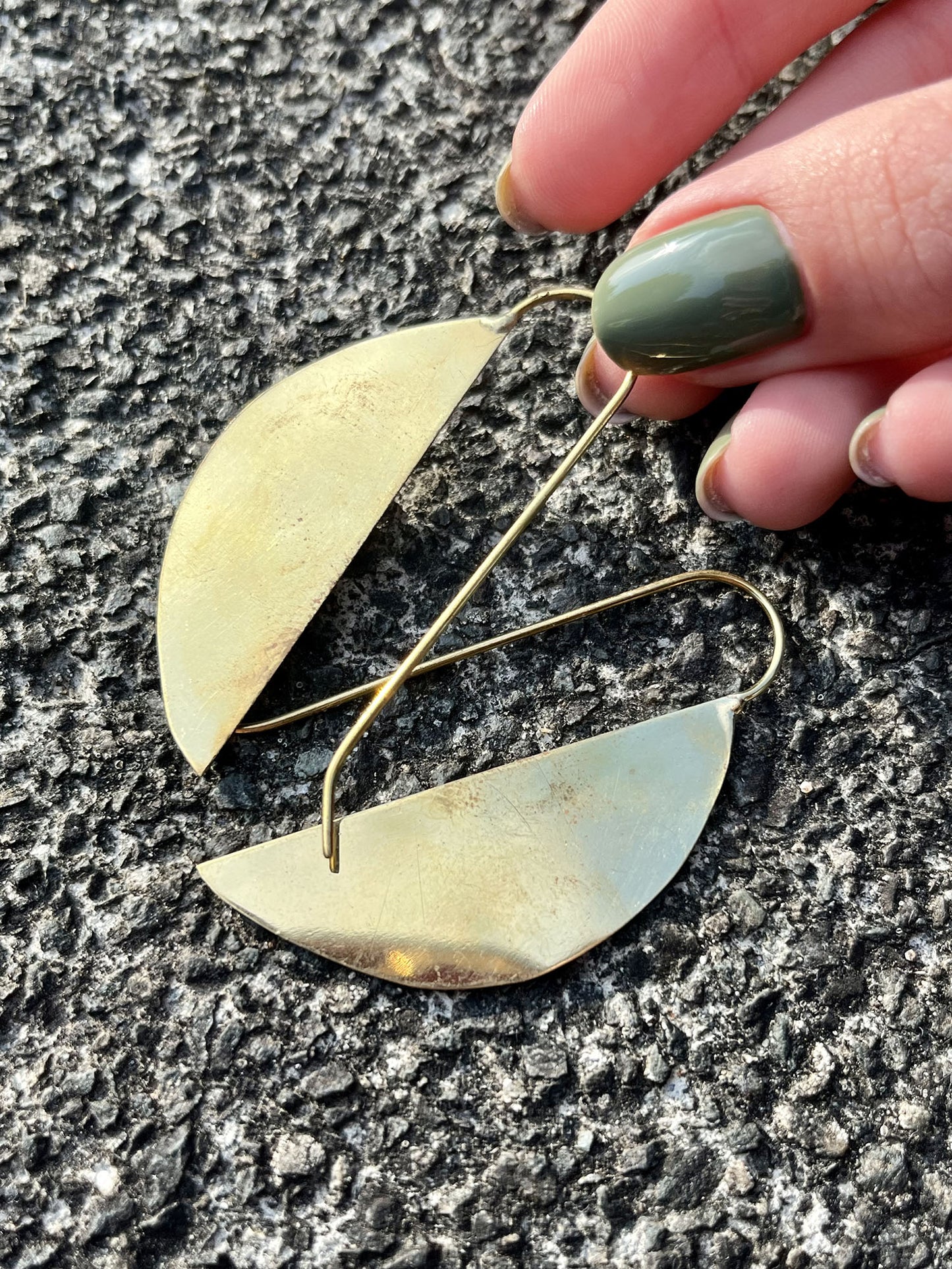 Half Moon Earrings