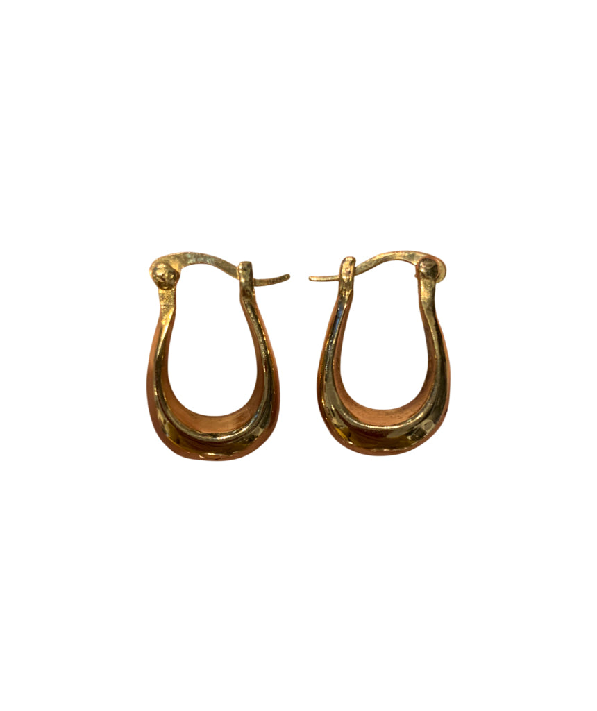 Harmony Drop Hoop Earrings