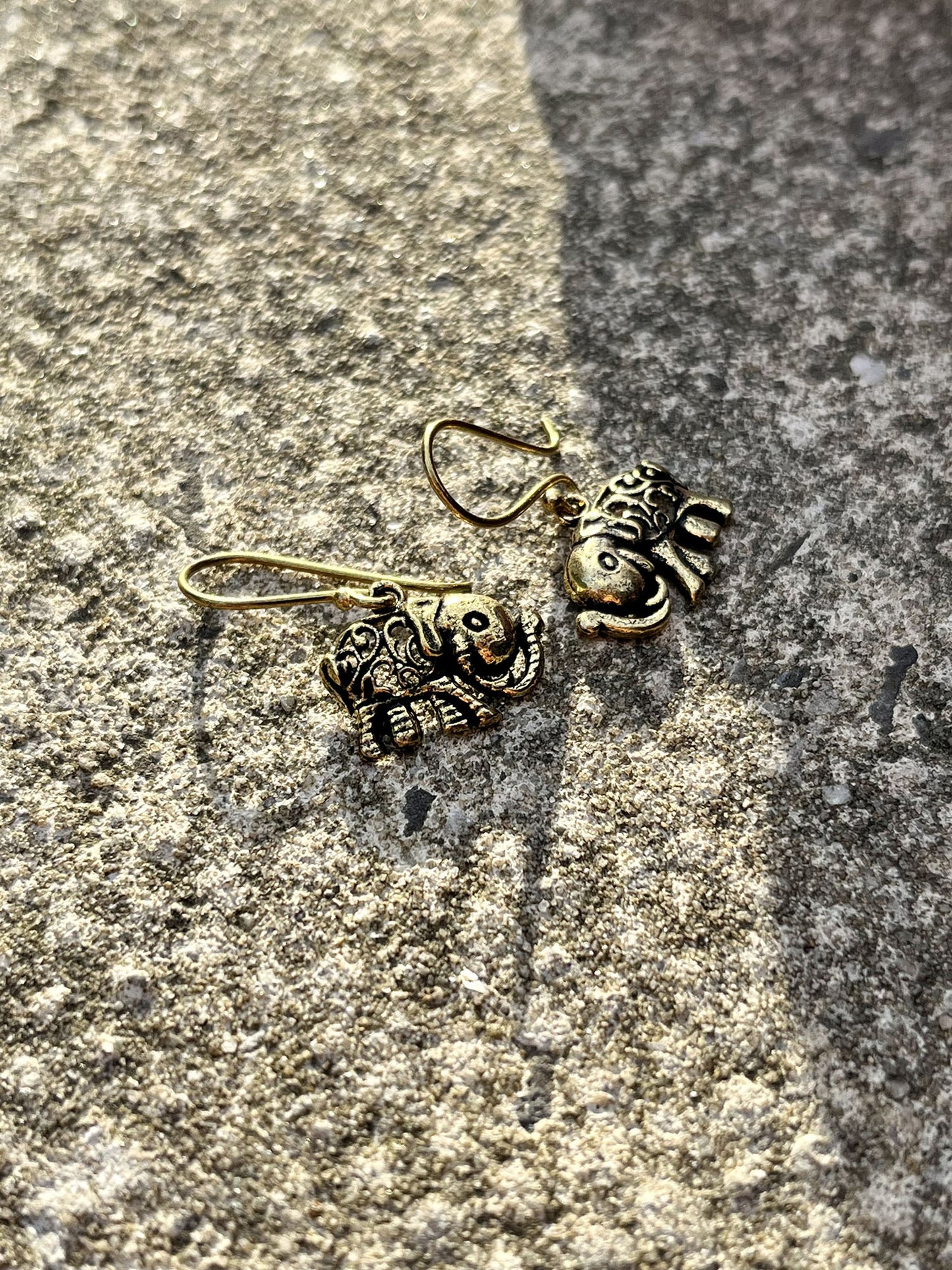 Mini Elephant Earrings