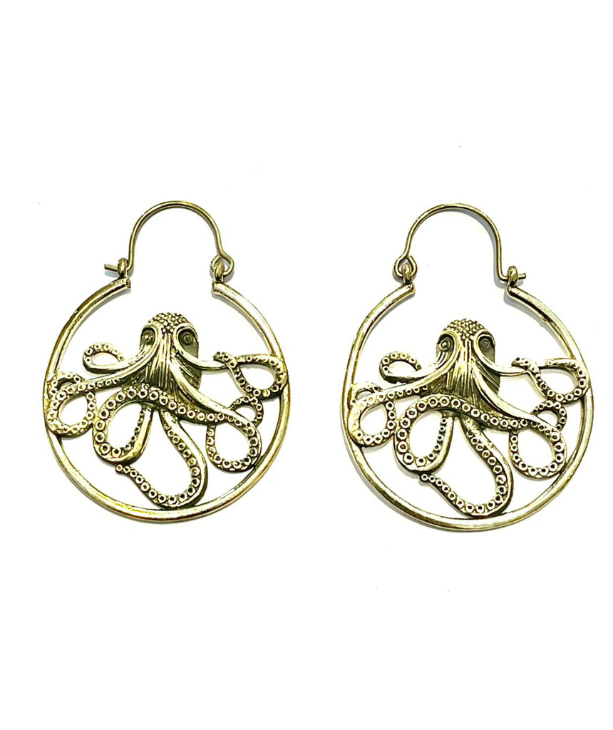 Octopus Statement Earrings