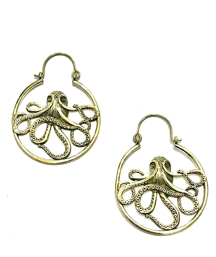 Octopus Statement Earrings