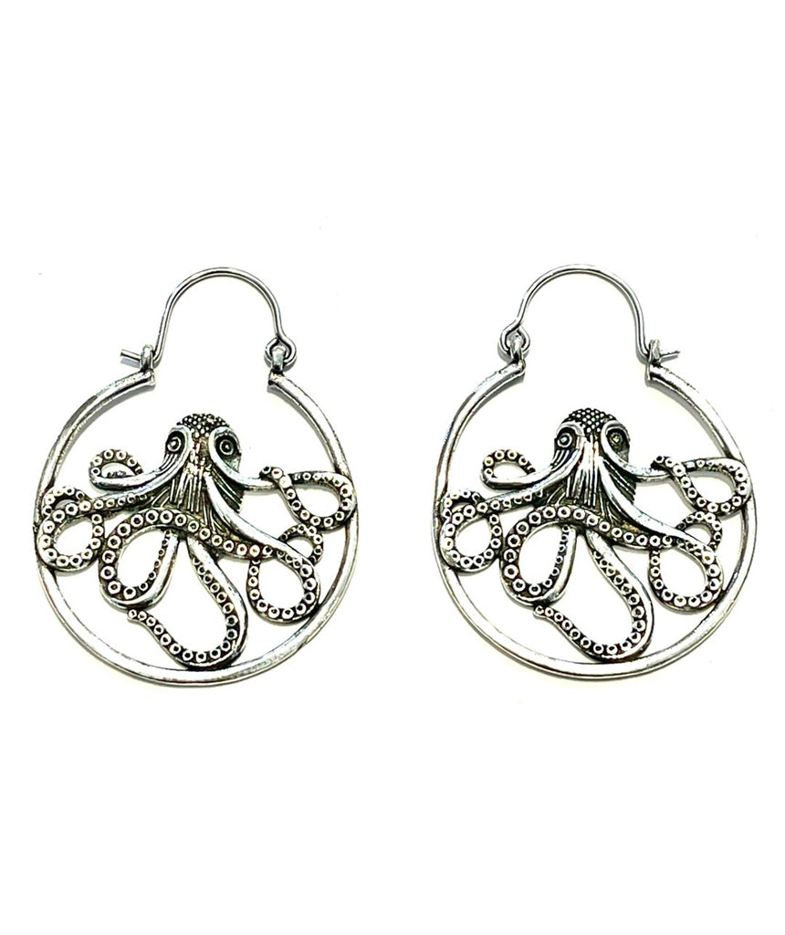 Octopus Statement Earrings