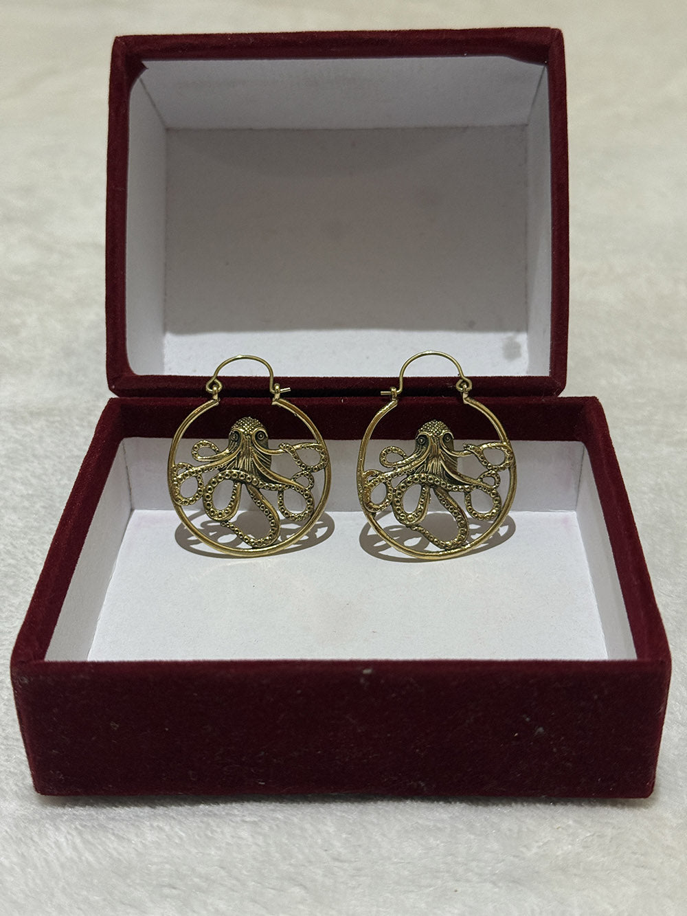 Octopus Statement Earrings