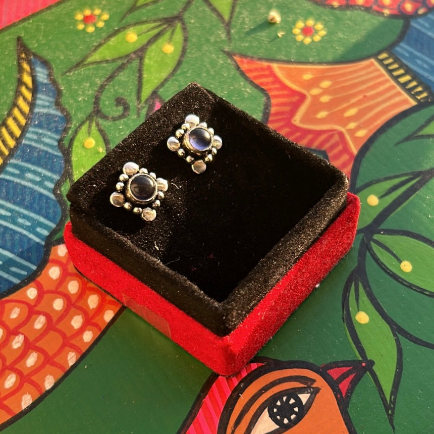 Purple Tribal Studs