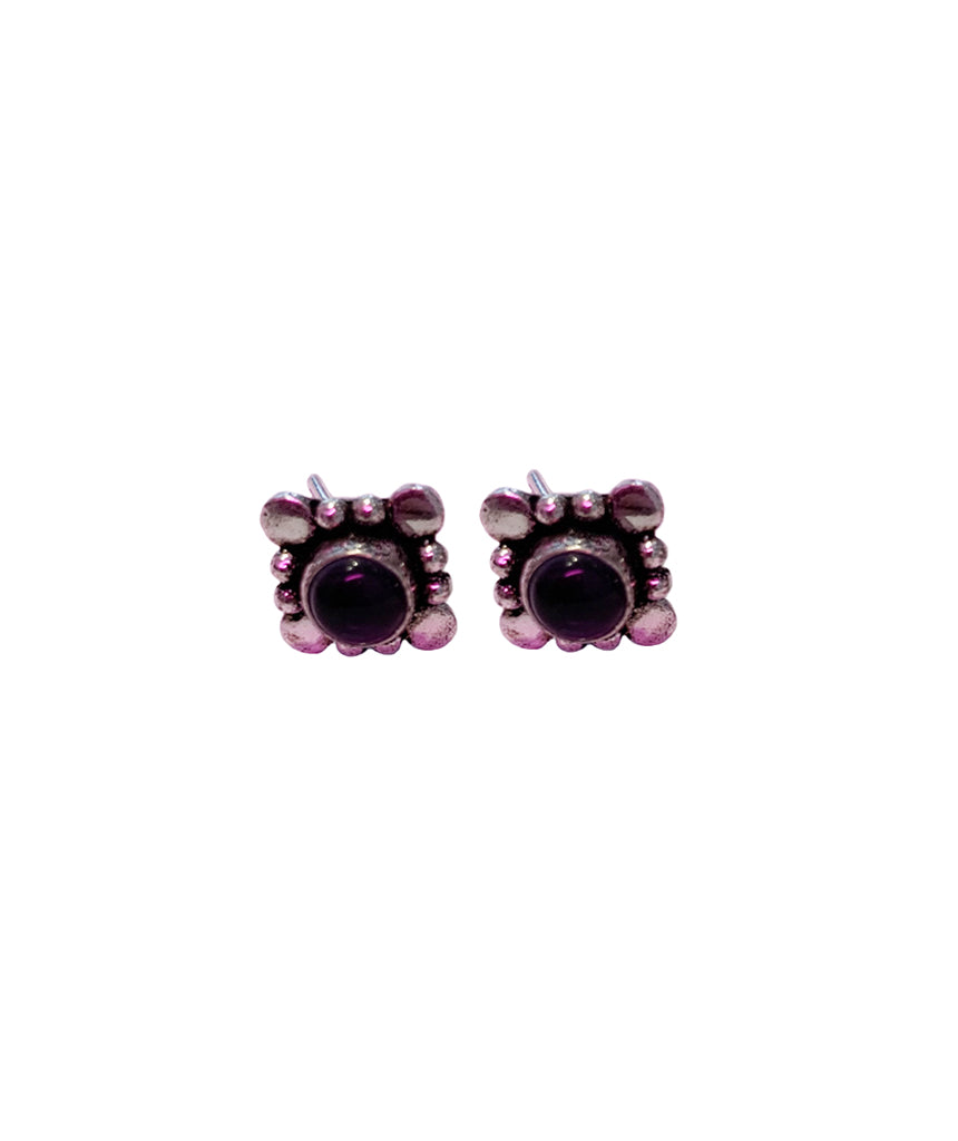 Purple Tribal Studs