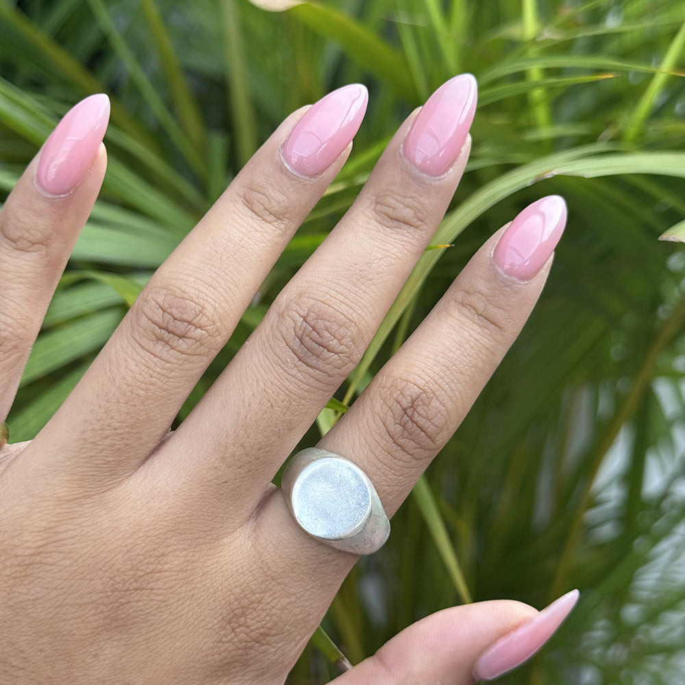 Round Signet Ring