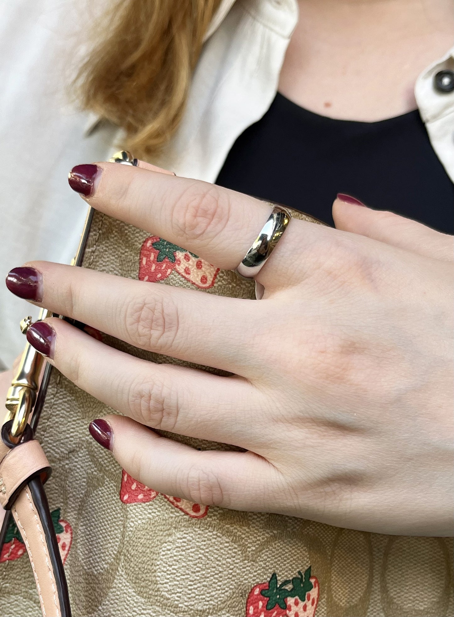 Simple Silver Band Ring