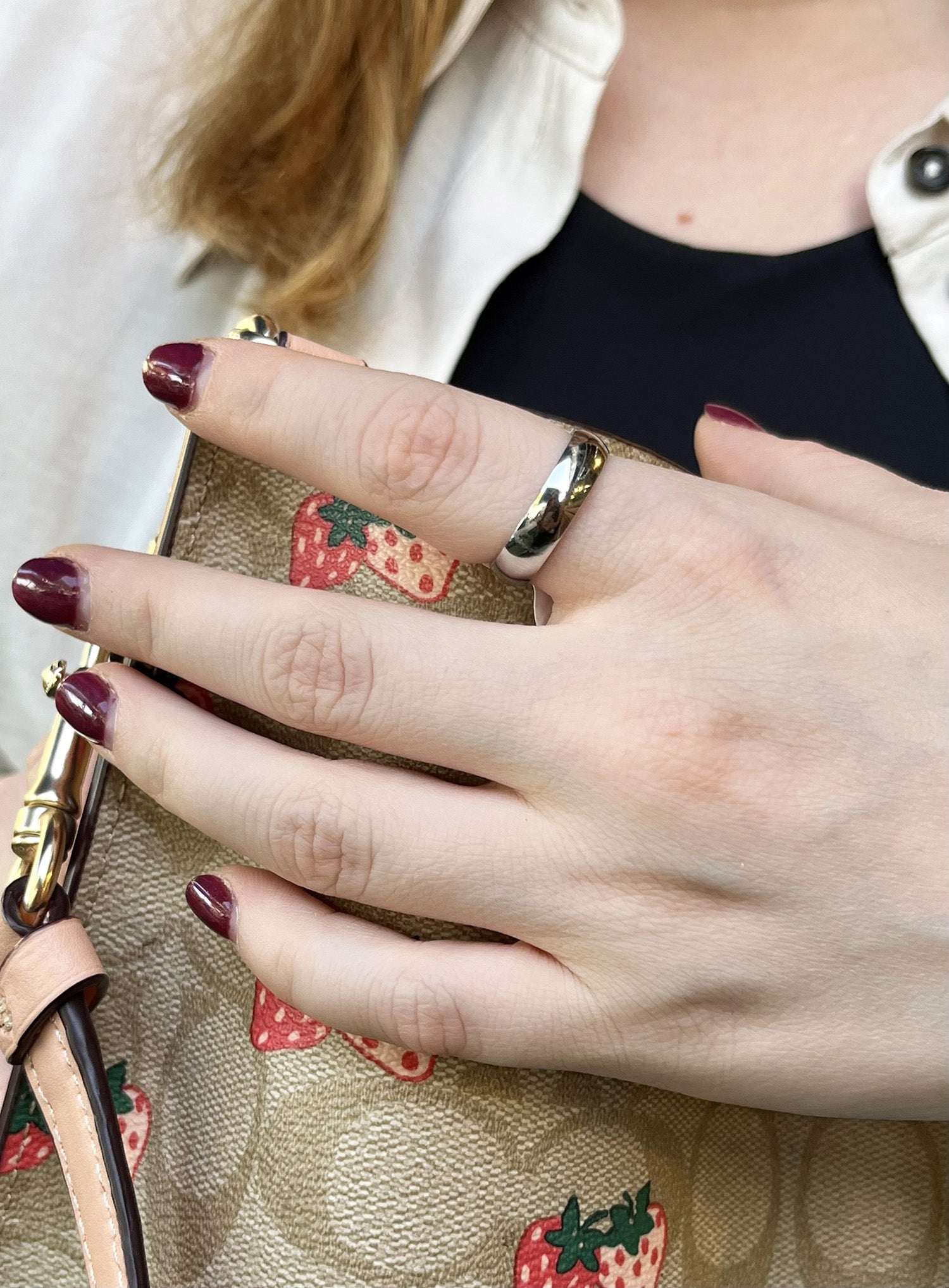 Simple Silver Band Ring