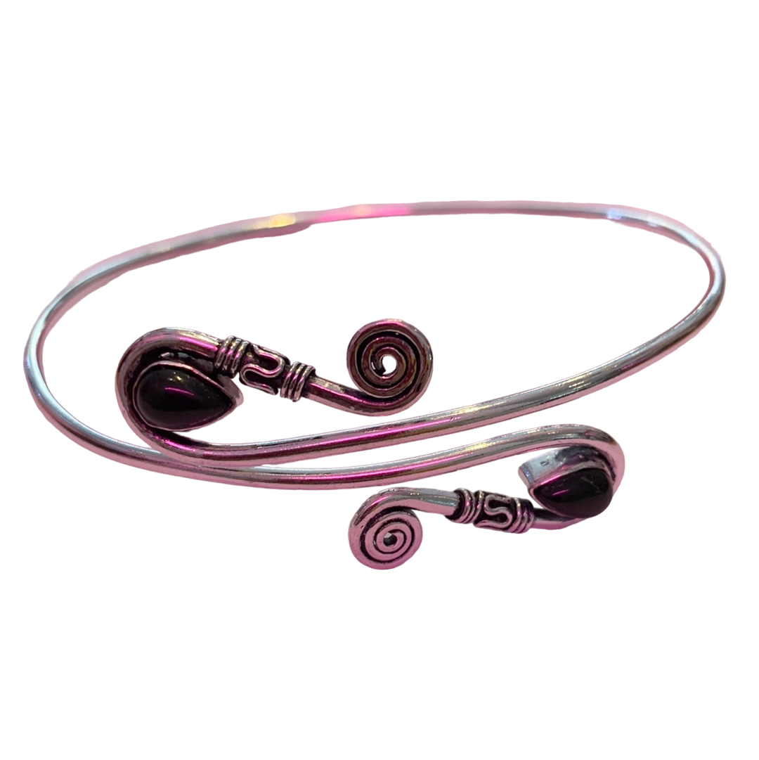 Talisman Armcuff with Semi Precious Stone