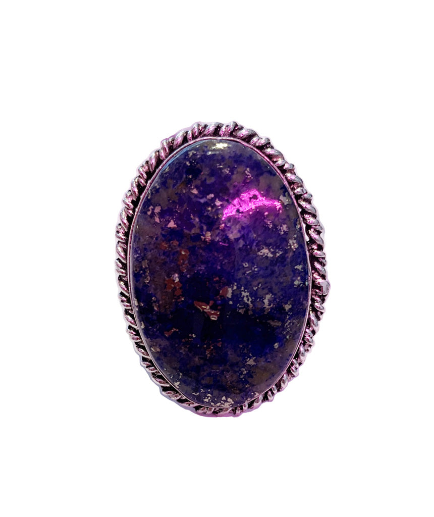 Boho Statement Blue Stone Ring