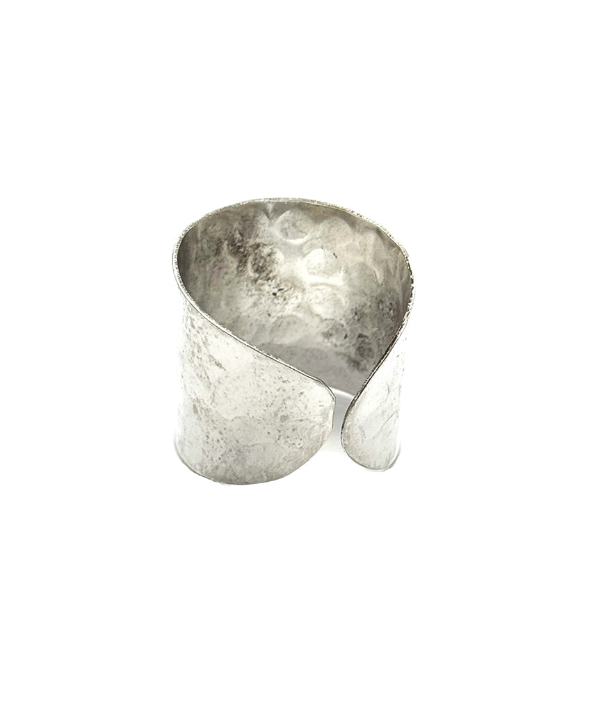 Silver Hammered Ring