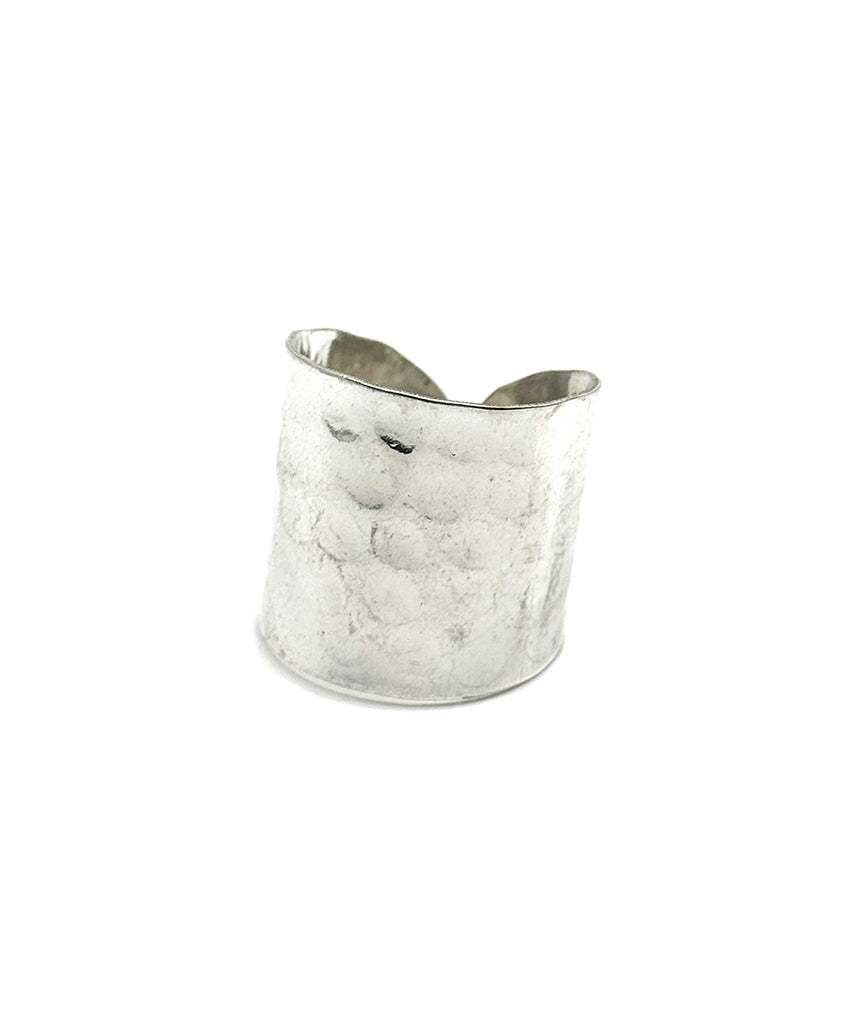 Silver Hammered Ring