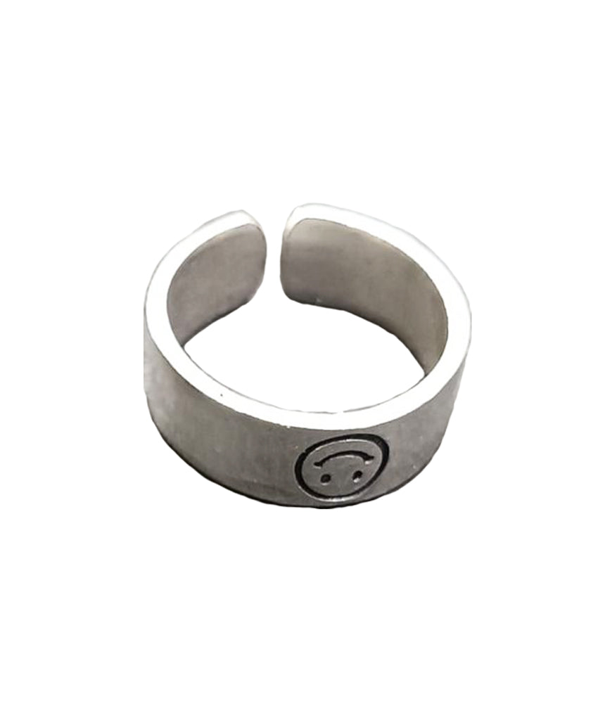 Smiley Face Signet Ring