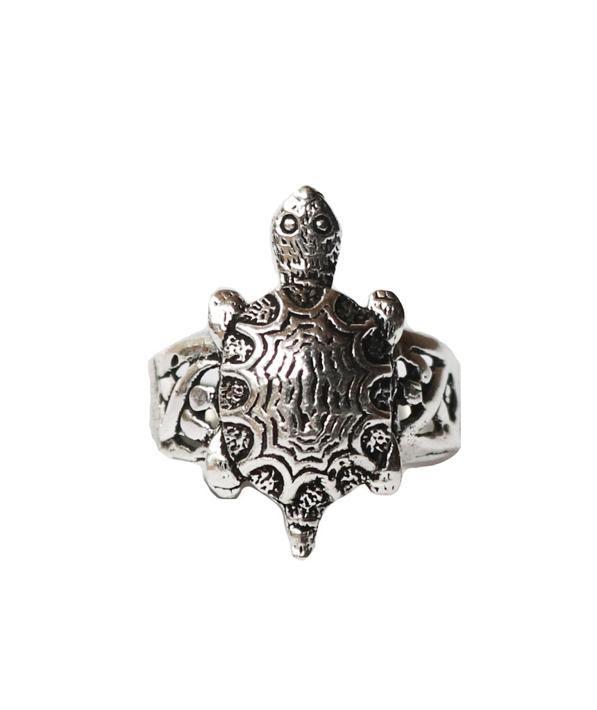 Silver Turtle Ring