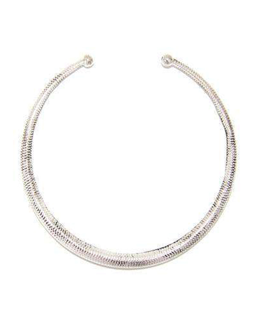 Silver Snakeskin Choker