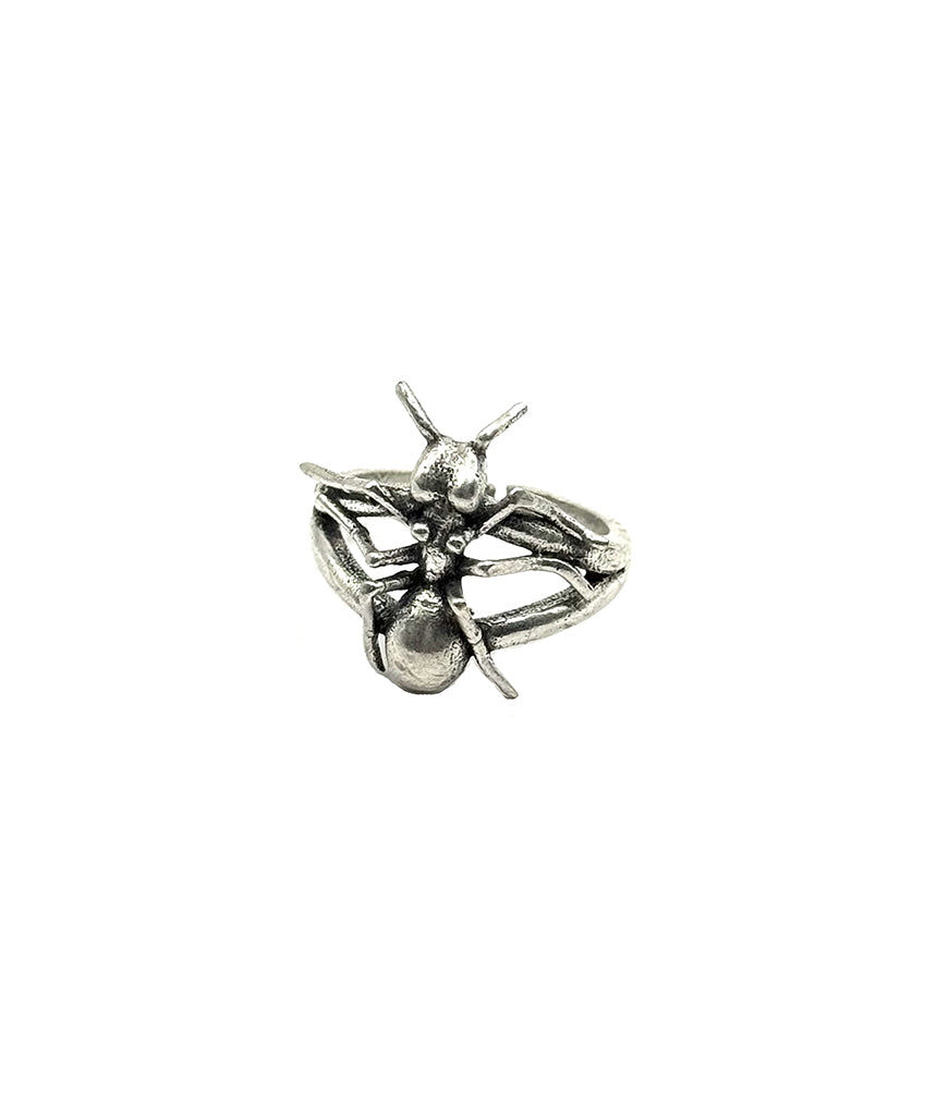 Silver Ant Ring