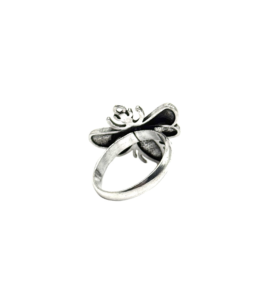 Silver Bee Ring