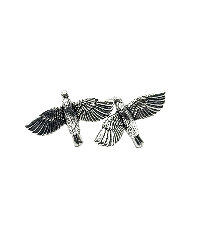 Silver Dual Bird Ring