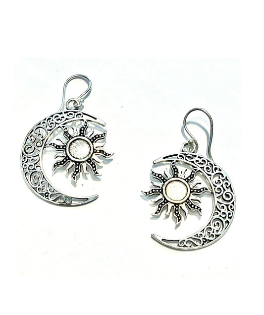 Sun & Moon Boho Earrings