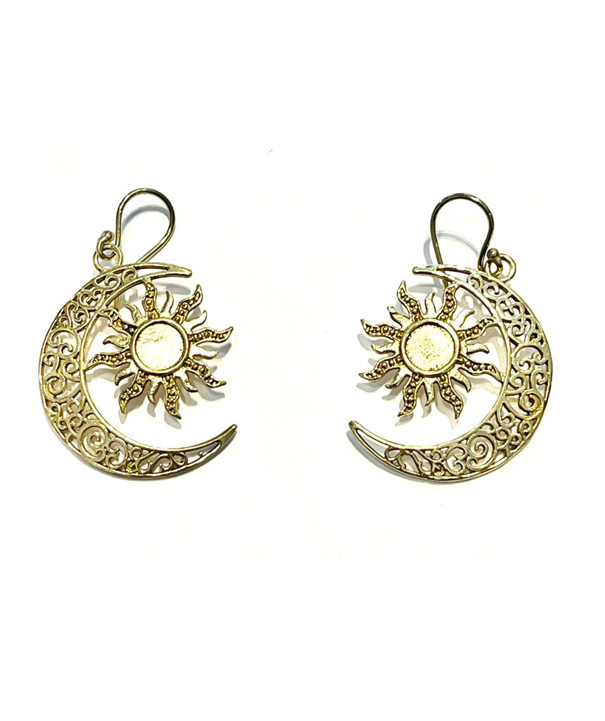 Sun & Moon Boho Earrings
