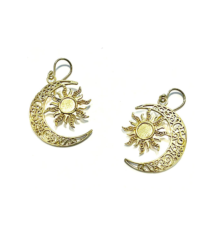 Sun & Moon Boho Earrings
