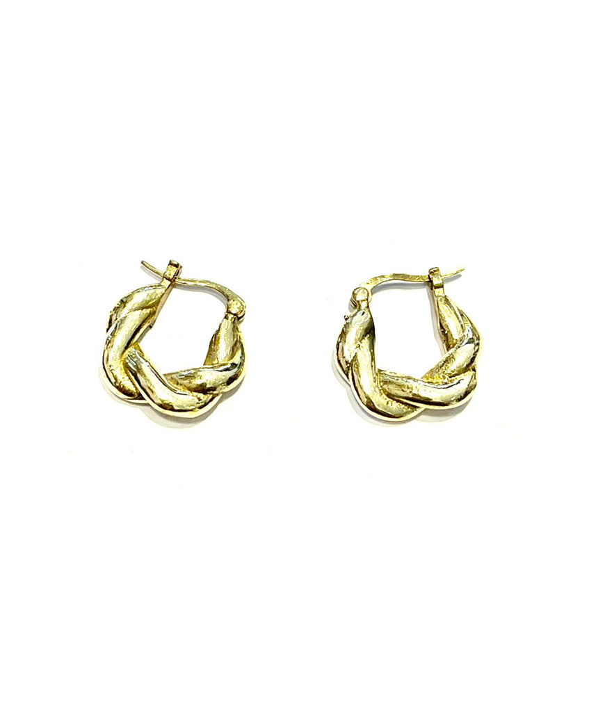 Twisted Hoop Earrings