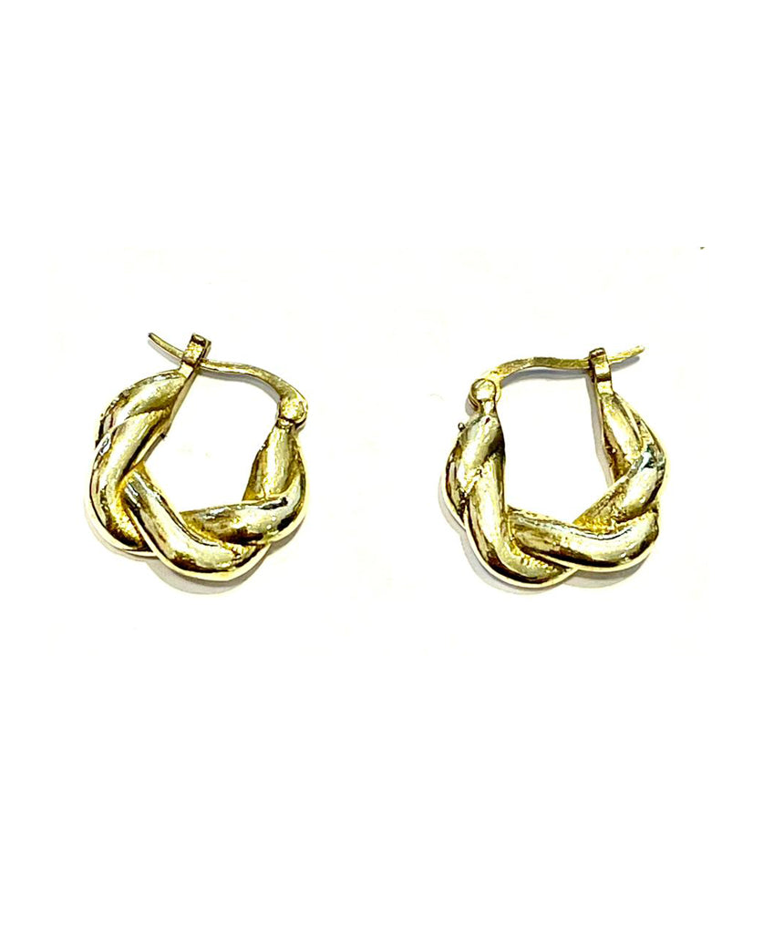 Twisted Hoop Earrings