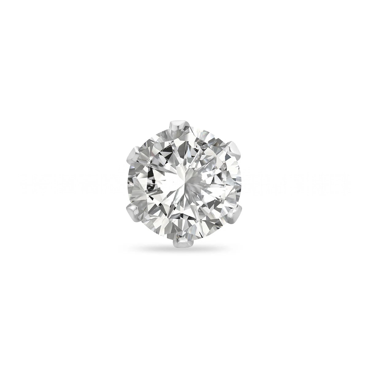 Unisex Solitaire Stud Earrings