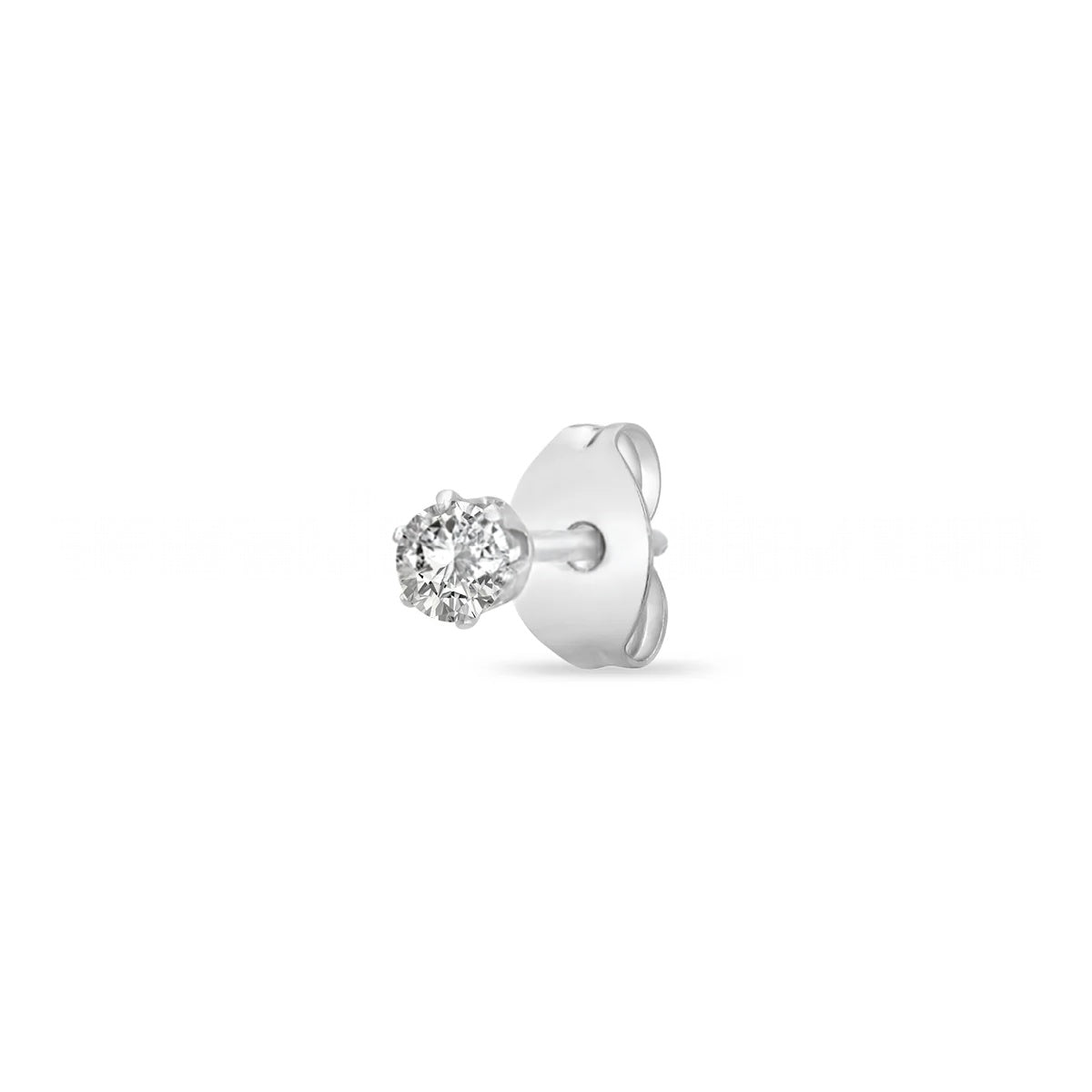Unisex Solitaire Stud Earrings